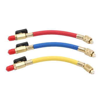 3PCS Practical R134A R410 Manifold Gauge Set A/C Air Condition Refrigeration Charging Hoses High Quality Durable Accessories
3PCS Practical R134A R410 Manifold Gauge Set A/C Air Condition Refrigeration Charging Hoses High Quality Durable Accessories