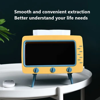 Creative Tissue Box DIY Roll Tissue Storage Box Jewelry Box Home Office Paper Pumping Box Multifunctional Mobile Phone TV Holder
Creative Tissue Box DIY Roll Tissue Storage Box Jewelry Box Home Office Paper Pumping Box Multifunctional Mobile Phone TV Holder