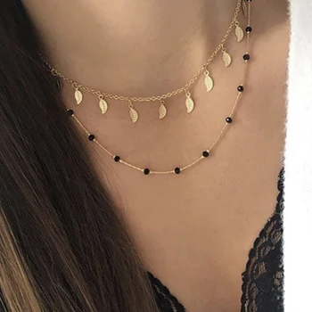 Tocona Bohemian Gold Leaves Neckalce for Women Charms Fashion Beaded Chain Chockers Minimalist Jewelry Wholeslae 8384
Tocona Bohemian Gold Leaves Neckalce for Women Charms Fashion Beaded Chain Chockers Minimalist Jewelry Wholeslae 8384