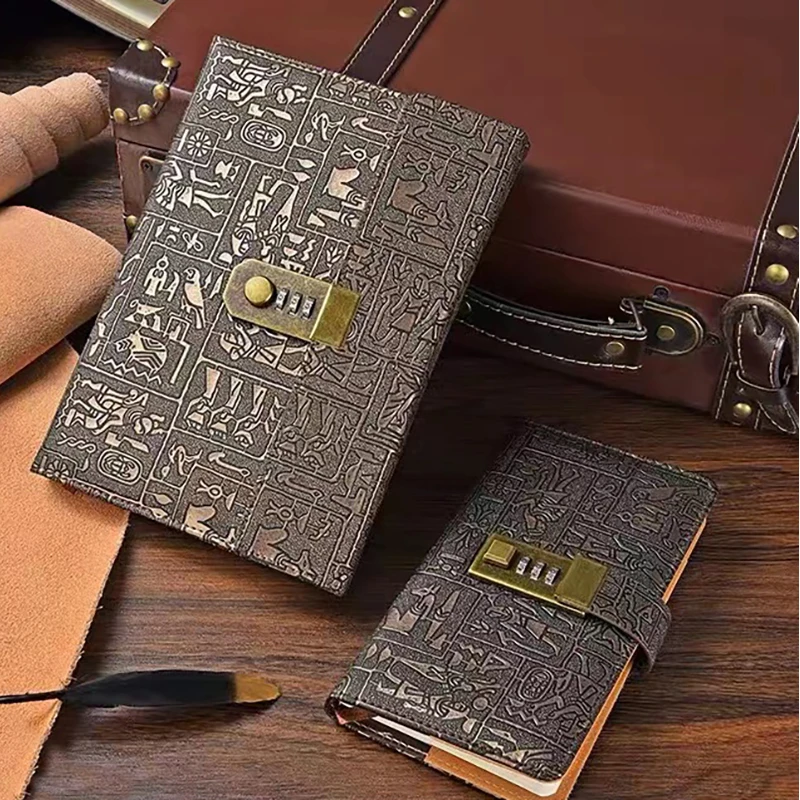 A5 A6 Code book With lock Retro Notebook Diary book European style Thickened hand Account book Office Notepad agenda planner
A5 A6 Code book With lock Retro Notebook Diary book European style Thickened hand Account book Office Notepad agenda planner