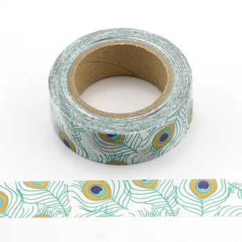 Lovely plumes of the peacock Washi Tape Decorative Adhesive Tape Decora Diy Scrapbooking Sticker Label Stationery 1X
Lovely plumes of the peacock Washi Tape Decorative Adhesive Tape Decora Diy Scrapbooking Sticker Label Stationery 1X