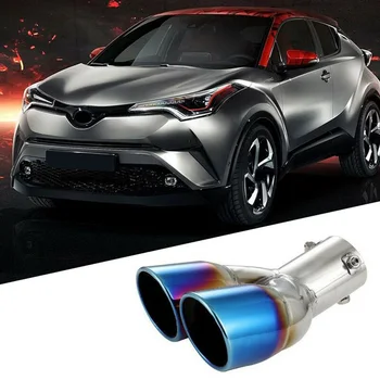Roasting Blue Stainless Steel Car Accessories Rear Exhaust Muffler Tip Pipe For Toyota C-HR 2016-2019
Roasting Blue Stainless Steel Car Accessories Rear Exhaust Muffler Tip Pipe For Toyota C-HR 2016-2019