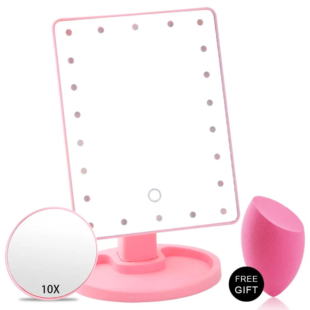 Illuminated Mirror Wireless Charging 16/22 LED Makeup Mirror 1x 10x Bright Magnifying Vanity Mirror Cosmetic Adjustable Table
Illuminated Mirror Wireless Charging 16/22 LED Makeup Mirror 1x 10x Bright Magnifying Vanity Mirror Cosmetic Adjustable Table