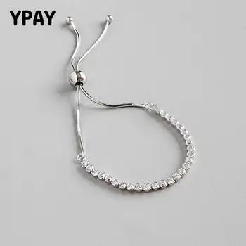 YPAY Luxury Zircon Adjustable Bracelets for Women Real 925 Sterling Silver Chain Bangle & Bracelet Wedding Jewelry Gift YMB015
YPAY Luxury Zircon Adjustable Bracelets for Women Real 925 Sterling Silver Chain Bangle & Bracelet Wedding Jewelry Gift YMB015