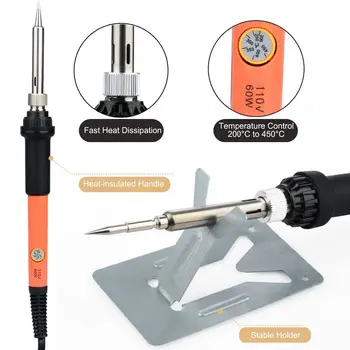 GTBL 71Pcs 60W Soldering Iron Wood Burning Kit Adjustable Engraving Pyrography Tool Welding Welding Skill Kit Wood Embossed Burn
GTBL 71Pcs 60W Soldering Iron Wood Burning Kit Adjustable Engraving Pyrography Tool Welding Welding Skill Kit Wood Embossed Burn