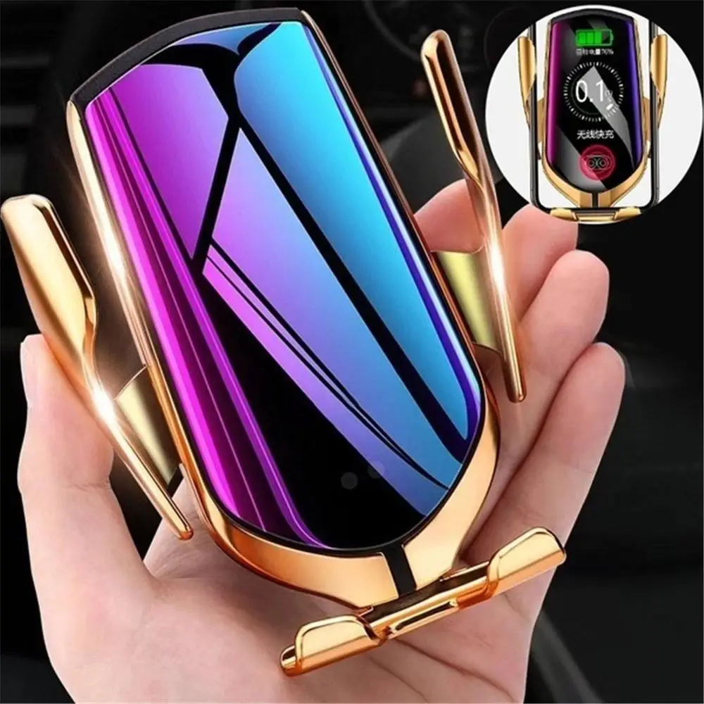 10W IR Intelligent Automatic Clamping Car Fast Charging Wireless Charger Compatible in Car for iPhone xr Huawei Samsung
10W IR Intelligent Automatic Clamping Car Fast Charging Wireless Charger Compatible in Car for iPhone xr Huawei Samsung