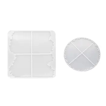 2Pcs/Set Crystal Epoxy Resin Mold Coaster Casting Silicone Mould Handmade DIY Dried Flower Resin Decorative DIY Hand Crafts
2Pcs/Set Crystal Epoxy Resin Mold Coaster Casting Silicone Mould Handmade DIY Dried Flower Resin Decorative DIY Hand Crafts
