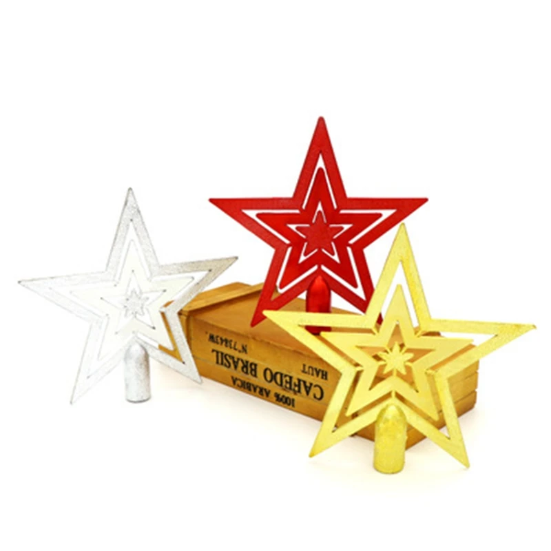 Christmas Tree Topper Star Plastic Christmas Star Tree Topper for New Year Table Decor Colorful Craft Xmas DIY Accessories
Christmas Tree Topper Star Plastic Christmas Star Tree Topper for New Year Table Decor Colorful Craft Xmas DIY Accessories