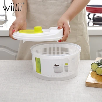 Salad Spinner Vegetables Dryer Fruits Basket Fruit Wash Clean Basket Storage Washer Drying Machine Useful Kitchen Tools
Salad Spinner Vegetables Dryer Fruits Basket Fruit Wash Clean Basket Storage Washer Drying Machine Useful Kitchen Tools