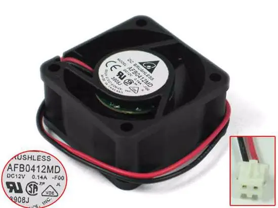 Охлаждающий вентилятор для сервера Delta Electronics AFB0412MD F00, 12 В постоянного тока, 0,14 А, 40x40x20 мм
Охлаждающий вентилятор для сервера Delta Electronics AFB0412MD F00, 12 В постоянного тока, 0,14 А, 40x40x20 мм