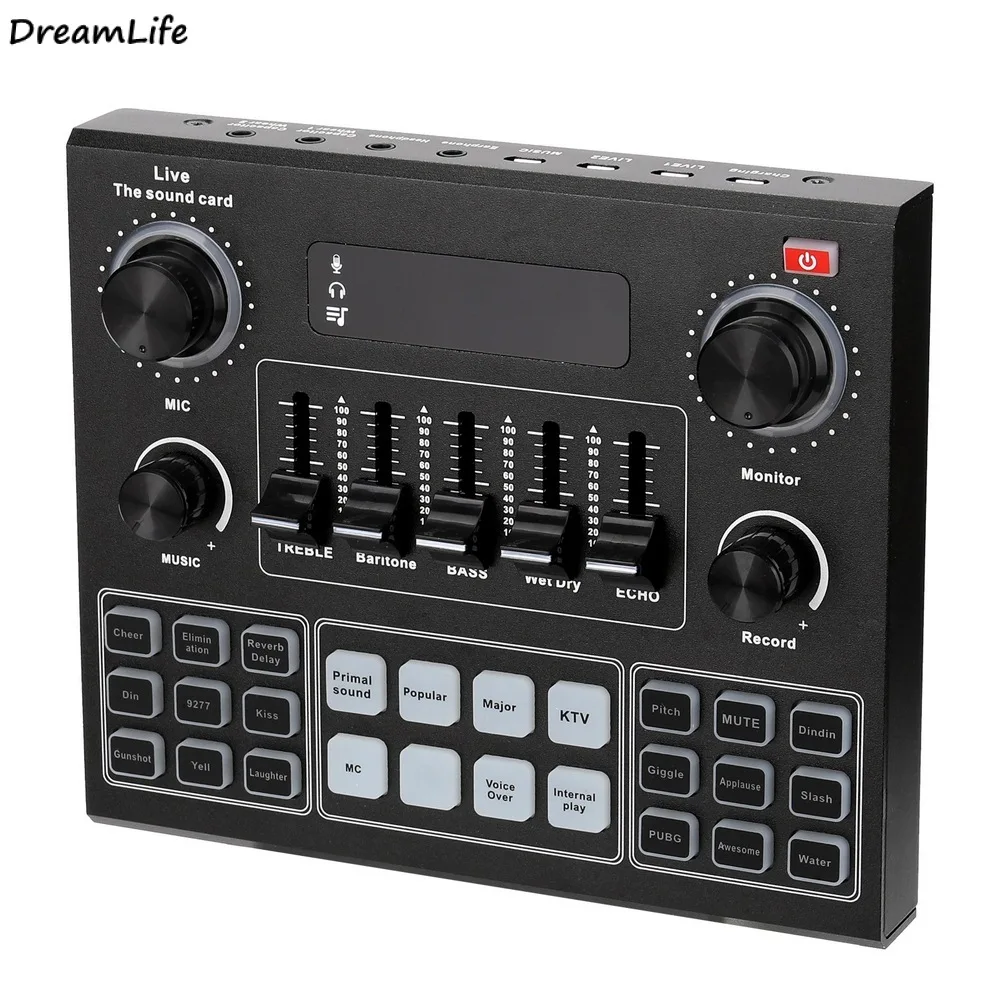 V9 Live Sound Card Universal Studio Record Bluetooth Metal Microphone Webcast USB Rechargeable Home Broadcast Headset New
V9 Live Sound Card Universal Studio Record Bluetooth Metal Microphone Webcast USB Rechargeable Home Broadcast Headset New