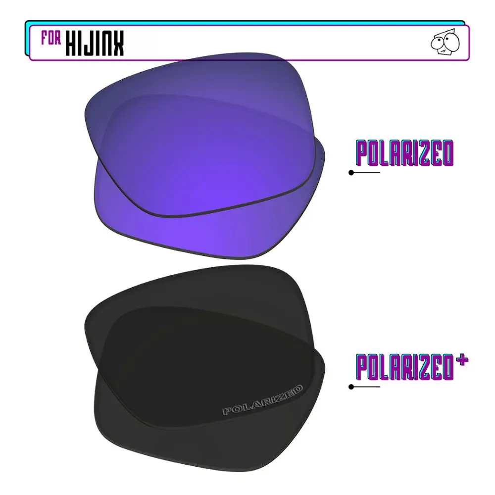 EZReplace Polarized Replacement Lenses for - Oakley Hijinx Sunglasses - BlackP Plus-PurpleP 
EZReplace Polarized Replacement Lenses for - Oakley Hijinx Sunglasses - BlackP Plus-PurpleP