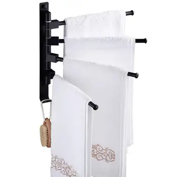 1Pc Four Poles Hole Free Towel Rack Aluminum Towel Holder Bathroom Accessories Swivel Towel Rack Bath Towel Holder for Bathroom
1Pc Four Poles Hole Free Towel Rack Aluminum Towel Holder Bathroom Accessories Swivel Towel Rack Bath Towel Holder for Bathroom