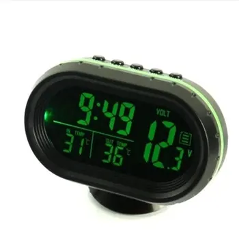 Car Thermometer Digital Clock Automobile Clock LED Lighted Auto Dual Temperature Gauge Voltmeter Voltage Tester
Car Thermometer Digital Clock Automobile Clock LED Lighted Auto Dual Temperature Gauge Voltmeter Voltage Tester