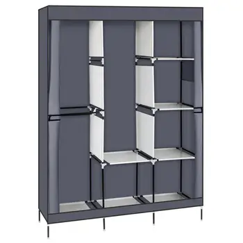 71" Minimalist Non-woven Cloth Wardrobe Multi-purpose Fabric Closet Storage Cabinet Multifunction DIY Assembly Install Wardrobe
71" Minimalist Non-woven Cloth Wardrobe Multi-purpose Fabric Closet Storage Cabinet Multifunction DIY Assembly Install Wardrobe