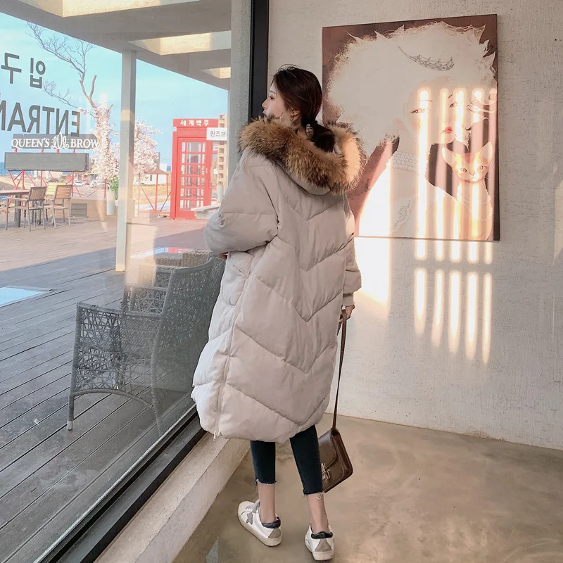 Over-the-Knee Cotton Coat Women's 2018 Winter New Style down Coat Mid-length Cotton-padded Clothes Korean-style Loose-Fit Studen
Over-the-Knee Cotton Coat Women's 2018 Winter New Style down Coat Mid-length Cotton-padded Clothes Korean-style Loose-Fit Studen