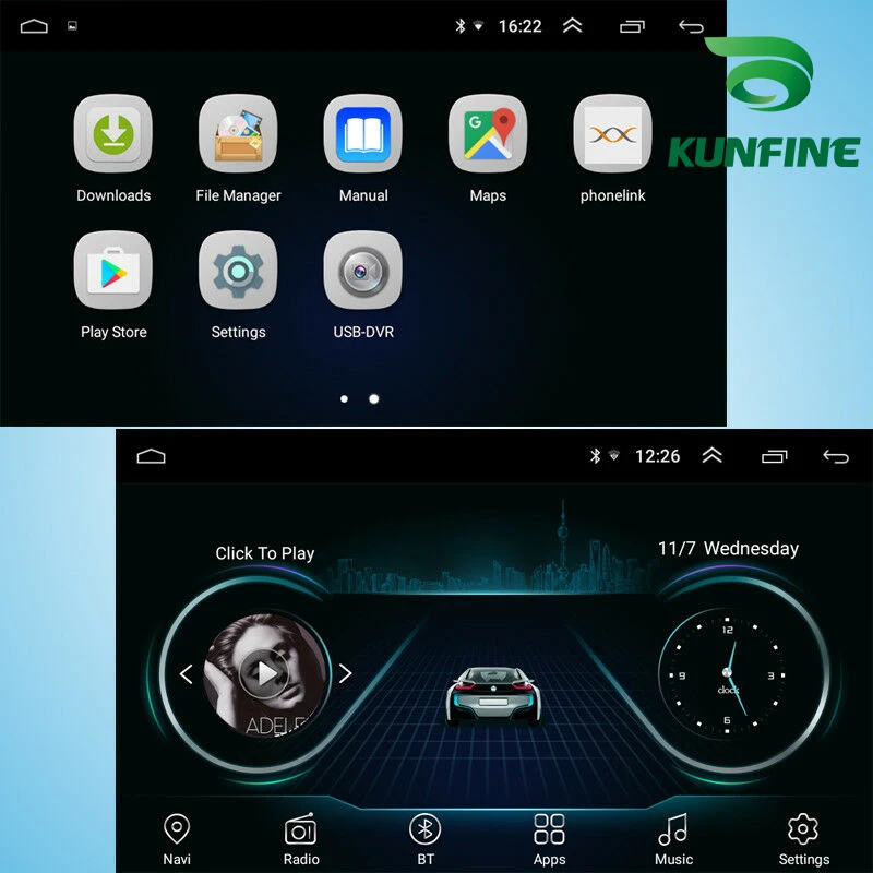 Universal 2 Din Android Car Radio Car Stereo Gps Music player with Bluetooth FMUSBAUX (25)