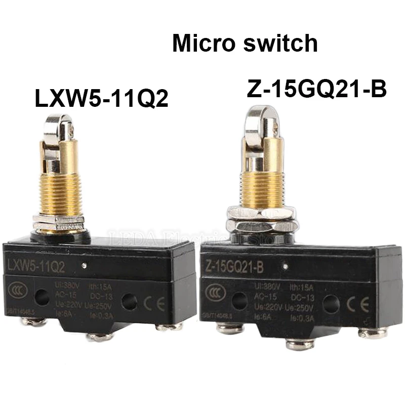 1Pcs LXW5-11Q2/Z-15GQ21-B 15A 380V Travel Witches Button Limit Switch 3Screw Terminal Micro Switch Momentary Metal Column Roller
1Pcs LXW5-11Q2/Z-15GQ21-B 15A 380V Travel Witches Button Limit Switch 3Screw Terminal Micro Switch Momentary Metal Column Roller