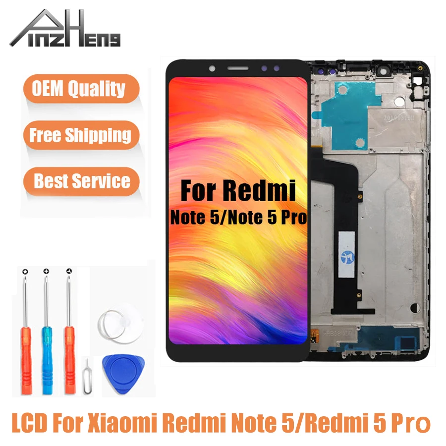 ЖК-дисплей PINZHENG AAAA для Xiaomi Redmi Note 5 Pro сменный ЖК-экран Snapdragon 636 ЖК-дисплеи |