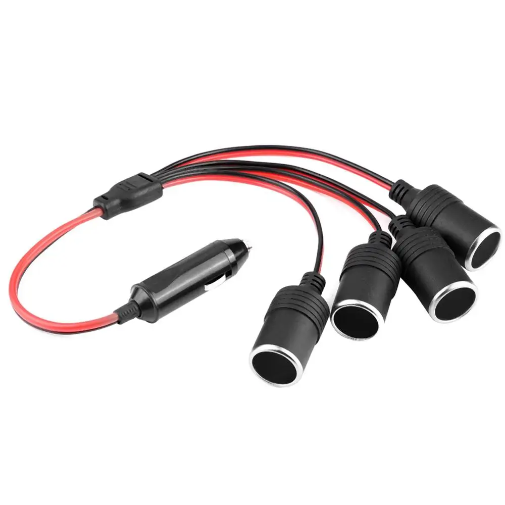 180W High Power 4 Way Car Charger Cigarette Lighter Plug Socket Splitter Adapter ABS housing with fuse copper conductor wire
180W High Power 4 Way Car Charger Cigarette Lighter Plug Socket Splitter Adapter ABS housing with fuse copper conductor wire