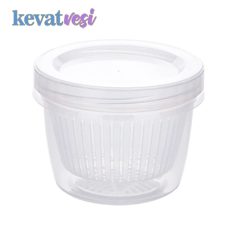 Plastic Food Container Kitchen Transparent Storage Box Double Layer Fresh-Keeping Box Drain Basket Refrigerator Organizer
Plastic Food Container Kitchen Transparent Storage Box Double Layer Fresh-Keeping Box Drain Basket Refrigerator Organizer