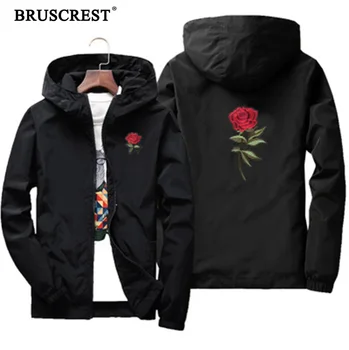 2019 Spring Autumn Windbreaker Casaco Feminino Hooded Slim Jacket Coats Pocket Embroidery Rose Streetwear plus size Jacket Women 
2019 Spring Autumn Windbreaker Casaco Feminino Hooded Slim Jacket Coats Pocket Embroidery Rose Streetwear plus size Jacket Women