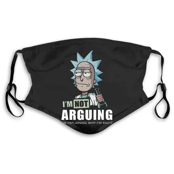 Morty and rick I'm Not Arguing I'm Explaining Why I'm Righmask Funny Gift Camiseta Cotton cartoon Cartoon mask Washable Wi pm2.5
Morty and rick I'm Not Arguing I'm Explaining Why I'm Righmask Funny Gift Camiseta Cotton cartoon Cartoon mask Washable Wi pm2.5