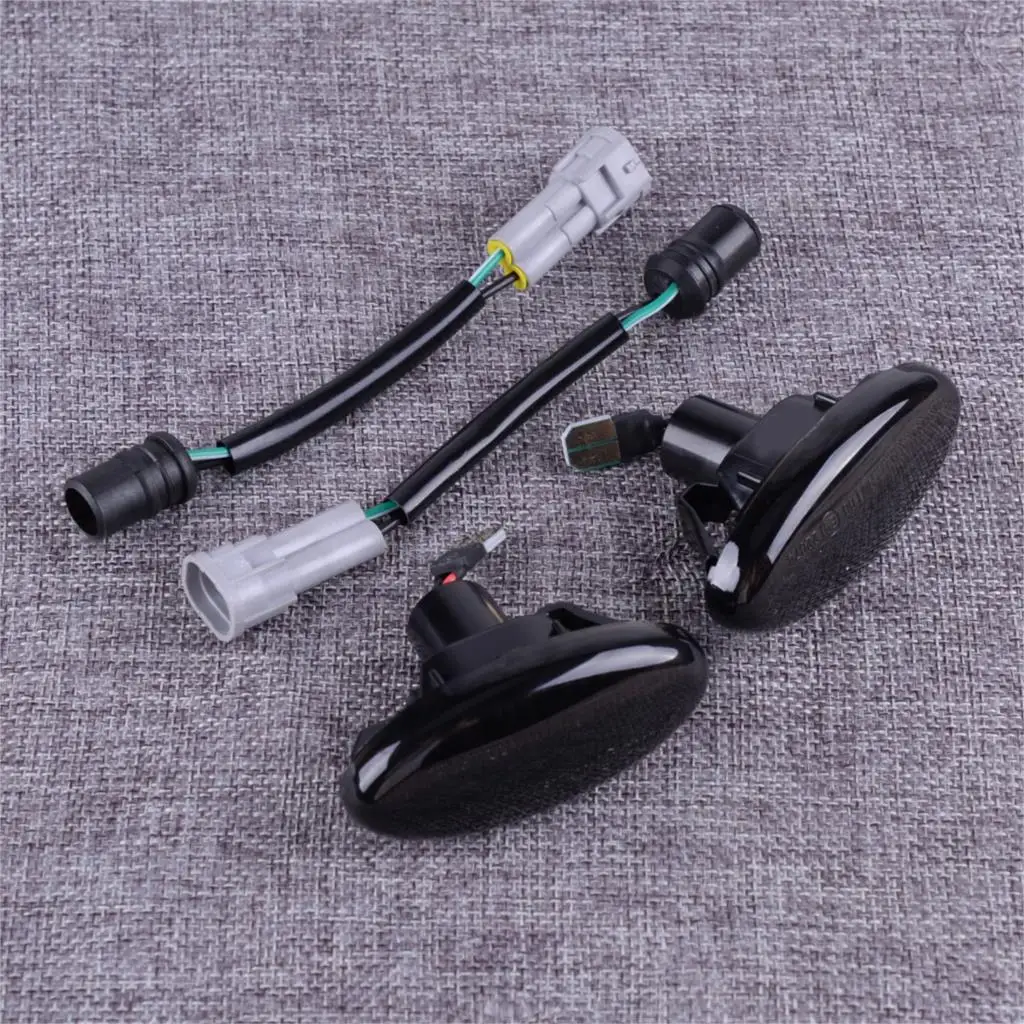 DWCX 2PCS Smoked Dynamic Flowing Sequential LED Blinker Side Marker Turn Signal Light Fit for Mazda 2 3 5 MPV GJ6A-51-120E
DWCX 2PCS Smoked Dynamic Flowing Sequential LED Blinker Side Marker Turn Signal Light Fit for Mazda 2 3 5 MPV GJ6A-51-120E