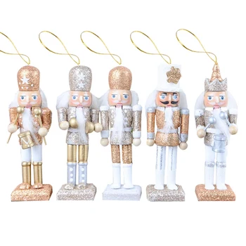 5pcs Creative Handmade Nutcracker Puppet Desktop Gifts Toy Decor Wood Christmas Ornaments Drawing Walnuts Soldiers Band Dolls
5pcs Creative Handmade Nutcracker Puppet Desktop Gifts Toy Decor Wood Christmas Ornaments Drawing Walnuts Soldiers Band Dolls