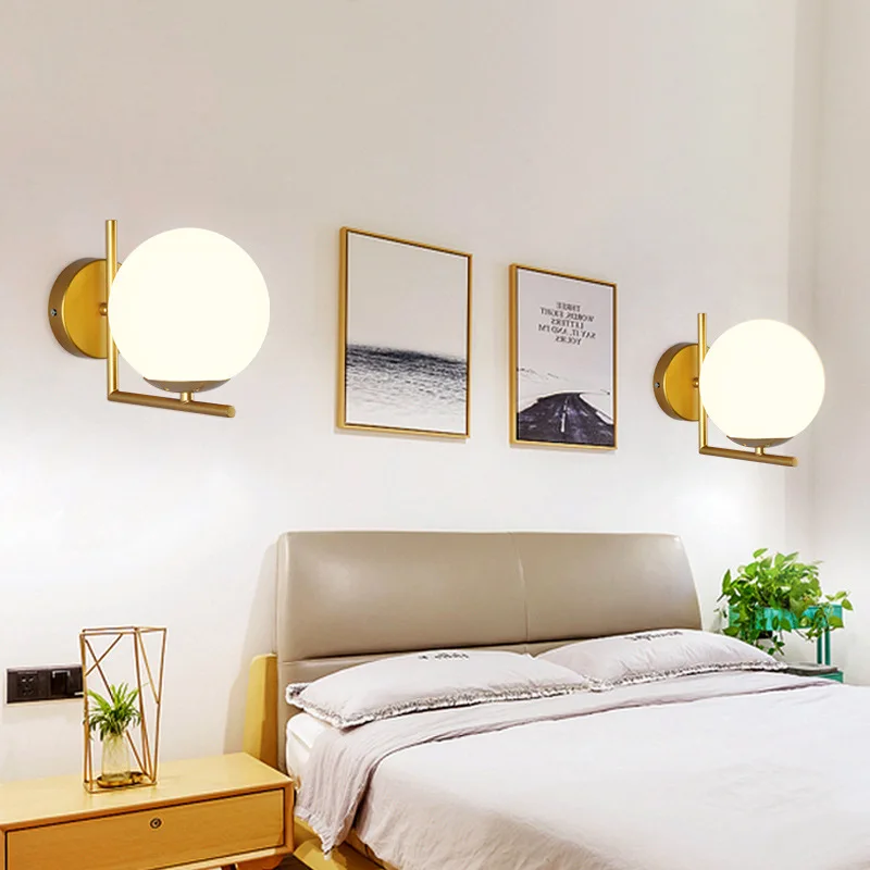 Bedside Lamp Wall Lamp Minimalist Modern Bedroom Northern European-Style Creative Cool Wall Lamp Stairs Hallway Corridor Lights
Bedside Lamp Wall Lamp Minimalist Modern Bedroom Northern European-Style Creative Cool Wall Lamp Stairs Hallway Corridor Lights