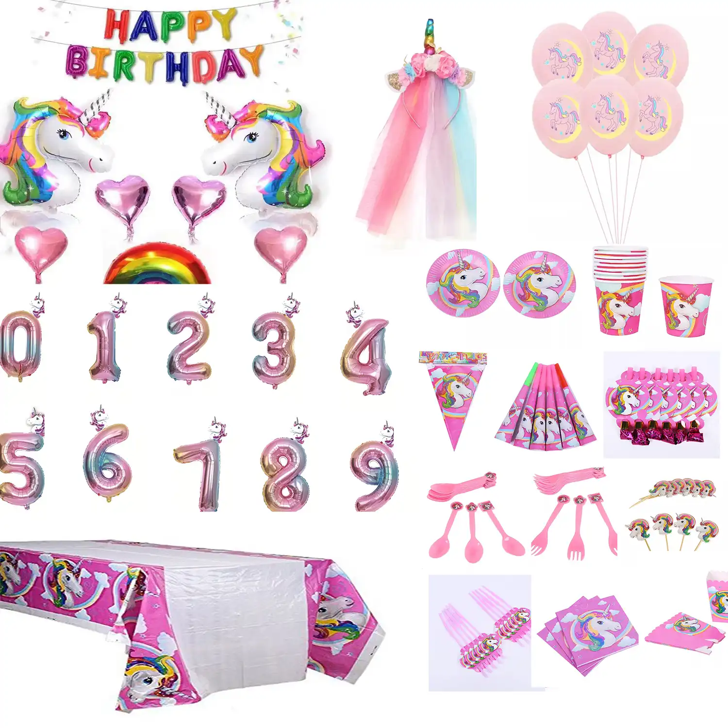 plate balloon napkin cupcake wrapper baby shower kids birthday