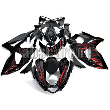 Full Fairing Kit For Suzuki GSXR1000 K9 2009 - 2016 10 11 12 13 14 15 16 ABS Injection Motorcycle Bodywork Black With Red Flames 
Full Fairing Kit For Suzuki GSXR1000 K9 2009 - 2016 10 11 12 13 14 15 16 ABS Injection Motorcycle Bodywork Black With Red Flames