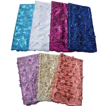 Alisa 3D Applique Design African French Lace Fabric 2019 High Quality Embroidery Tulle Net Lace Fabrics With Sequins 5 Yards/pcs
Alisa 3D Applique Design African French Lace Fabric 2019 High Quality Embroidery Tulle Net Lace Fabrics With Sequins 5 Yards/pcs