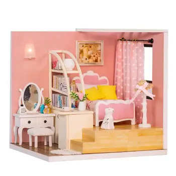 Creative Handmade DIY Doll Houses Cottage Assembled Wooden Kids Toys Miniature Dollhouse Birthday Gift
Creative Handmade DIY Doll Houses Cottage Assembled Wooden Kids Toys Miniature Dollhouse Birthday Gift