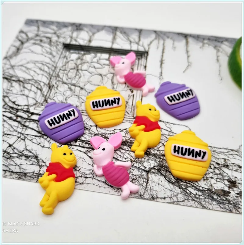 10Pcs/lot Kawaii Cartoon Bear Pig Flatback Resin Cabochon Craft Cabochons for Bows DIY Embellishments Scrapbooking Accessories
10Pcs/lot Kawaii Cartoon Bear Pig Flatback Resin Cabochon Craft Cabochons for Bows DIY Embellishments Scrapbooking Accessories