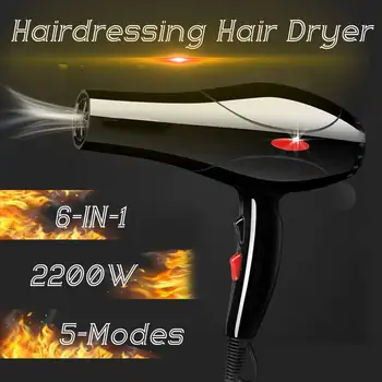 Professional Hair Dryer Barber Salon Styling Tools 2200W 5-modes Adjustment Strong Power Hot/Cold Air Blow Dryer 6 Piece Set
Professional Hair Dryer Barber Salon Styling Tools 2200W 5-modes Adjustment Strong Power Hot/Cold Air Blow Dryer 6 Piece Set