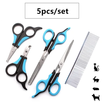 5pcs/set Pet Gromming Scissors set for Small Dog Cat Hair Straight Thinning Shears Scissors Nail Clipper Pet Gromming Tools Kit
5pcs/set Pet Gromming Scissors set for Small Dog Cat Hair Straight Thinning Shears Scissors Nail Clipper Pet Gromming Tools Kit
