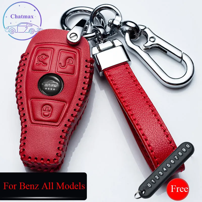 For Mercedes Benz C E S Class E300L E200L C200L S400L Car Key Bag Genuine Leather Fob Cover Red Black Holder Interior Accessory
For Mercedes Benz C E S Class E300L E200L C200L S400L Car Key Bag Genuine Leather Fob Cover Red Black Holder Interior Accessory