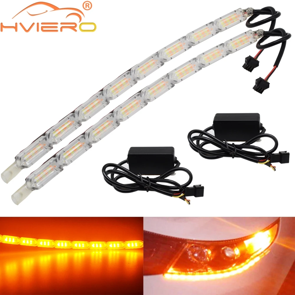 Car Waterproof Flexible White Yellow Switch back LED Knight Rider Strip Light Headlight Sequential Flasher Turn Signal Lamp
Car Waterproof Flexible White Yellow Switch back LED Knight Rider Strip Light Headlight Sequential Flasher Turn Signal Lamp