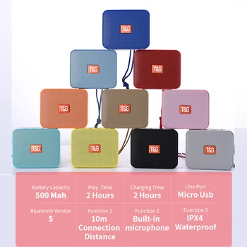 TG166 Wireless Small Bluetooth Speaker Portable with FM radio Mini Speaker Bluetooth 5.0 TF/USB Outdoor Column Soundbox with MIC
TG166 Wireless Small Bluetooth Speaker Portable with FM radio Mini Speaker Bluetooth 5.0 TF/USB Outdoor Column Soundbox with MIC