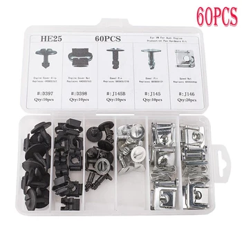 Hot New 60PCS Car Engine Protection Trim Pin Clip Engine Protection Pan Fastener Rivet Clips for A-udi V-W
Hot New 60PCS Car Engine Protection Trim Pin Clip Engine Protection Pan Fastener Rivet Clips for A-udi V-W