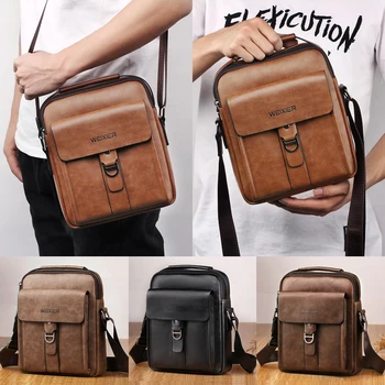 Men's Leather Bag Vintage Shoulder Cross Body Handbag Tote Messenger Business Bag Satchel Black Brown
Men's Leather Bag Vintage Shoulder Cross Body Handbag Tote Messenger Business Bag Satchel Black Brown