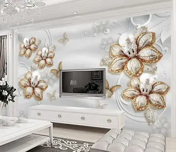CJSIR Custom High-quality Wallpaper Mural Luxury European Jewelry Flowers TV Background Wall Decorative Painting Wallpaper
CJSIR Custom High-quality Wallpaper Mural Luxury European Jewelry Flowers TV Background Wall Decorative Painting Wallpaper