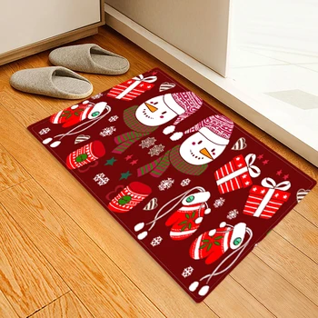 Merry Christmas Floor Mat, Floral Print Household Carpet Decorative Cloth Footcloth for Bedroom Living Room 2020 New Arrivals 
Merry Christmas Floor Mat, Floral Print Household Carpet Decorative Cloth Footcloth for Bedroom Living Room 2020 New Arrivals