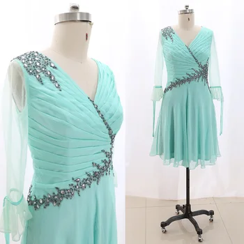 MACloth Turquoise Short V Neck Knee-Length Short Crystal Tulle Prom Dresses Dress XXL 267509 Clearance
MACloth Turquoise Short V Neck Knee-Length Short Crystal Tulle Prom Dresses Dress XXL 267509 Clearance
