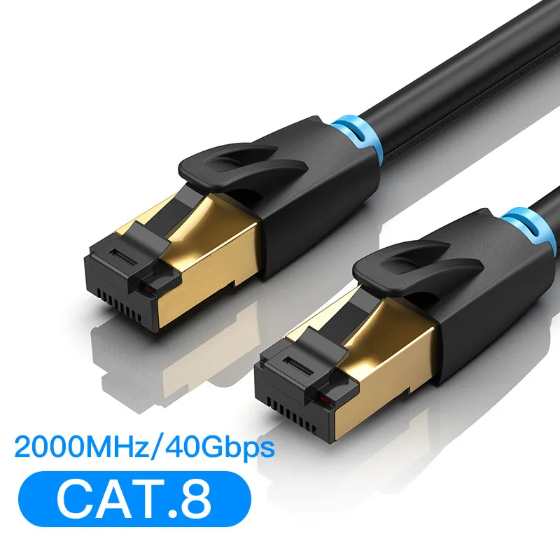 

Cat8 Ethernet Cable RJ 45 Network Cable FTP Lan Cable Cat 7 RJ45 Patch Cord 10m/20m/30m for Router Laptop Cable Ethernet