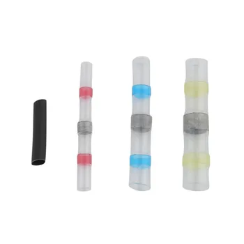 100PCS/SET Heat Shrink Solder Sleeves Wire Crimp Polyolefin Butt Terminals Connectors Soldering Sleeve Kit With Box 600V
100PCS/SET Heat Shrink Solder Sleeves Wire Crimp Polyolefin Butt Terminals Connectors Soldering Sleeve Kit With Box 600V