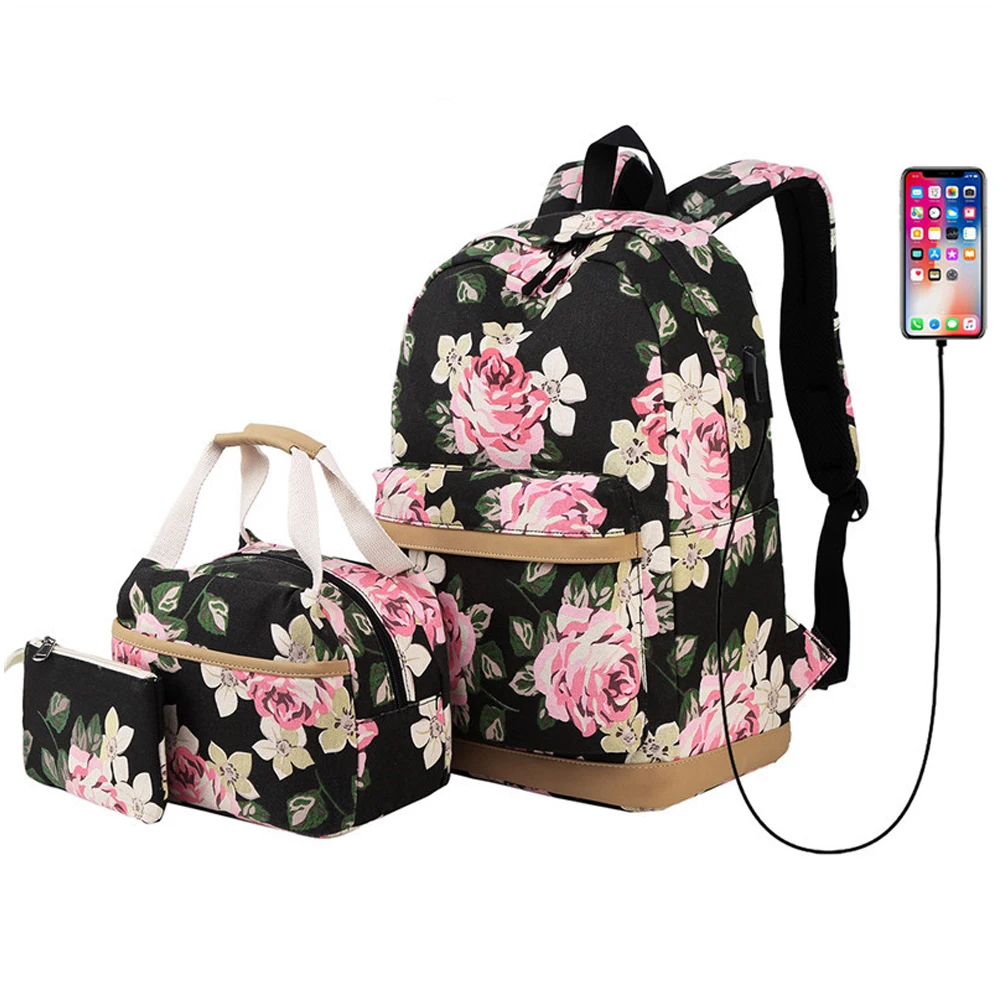 Fashion Multifunction Backpack Combination package handbag Lunch bag Cosmetic bag Women Girls Backpack Charging
Fashion Multifunction Backpack Combination package handbag Lunch bag Cosmetic bag Women Girls Backpack Charging