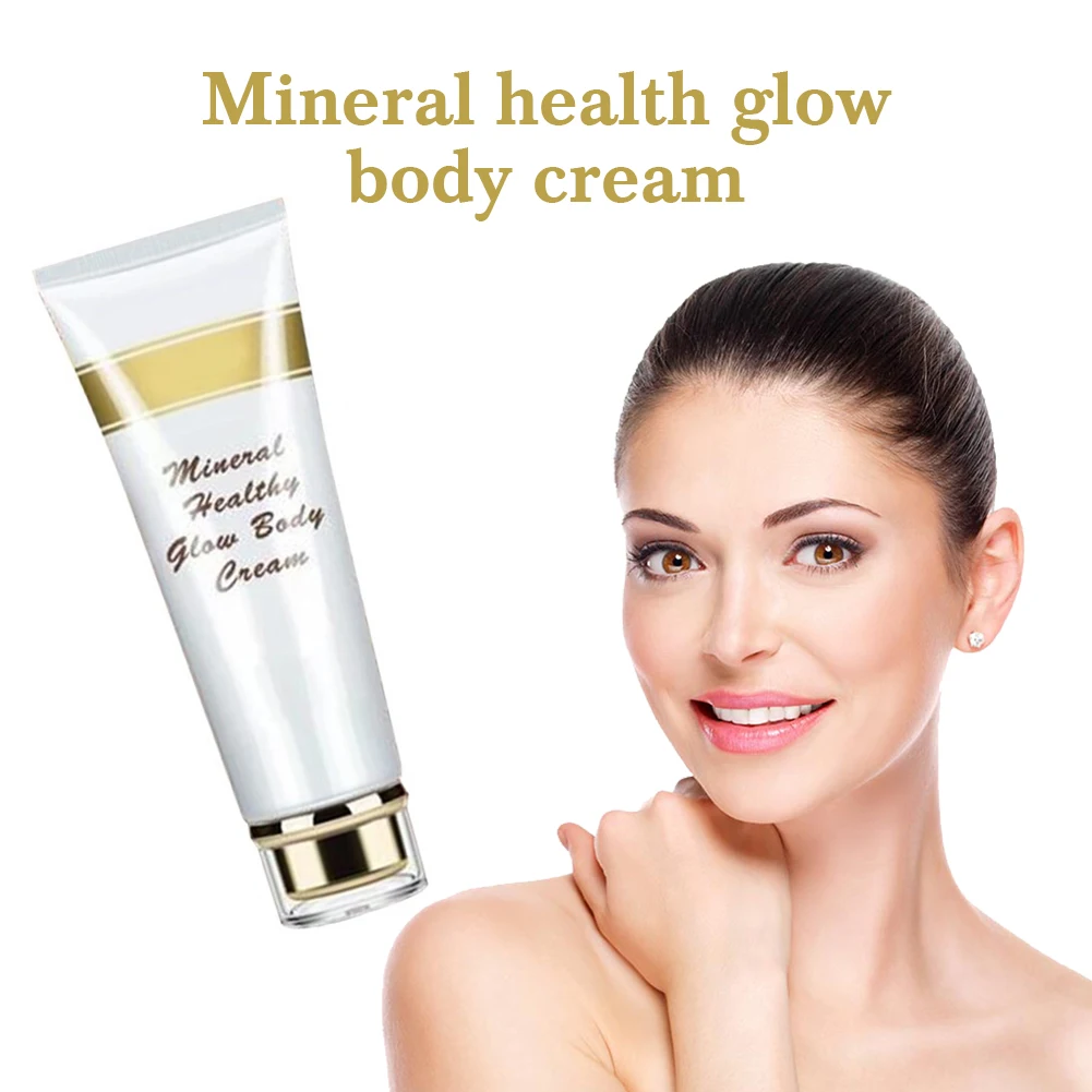 

180g Mineral Healthy Glow Body Cream Whitening Cream Volcanic Mud Mask Fast Skin Deep Clean Skin Moisturizing Exfoliating Cream