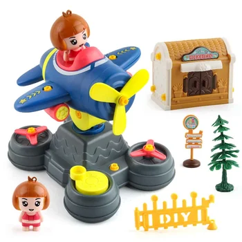 Children DIY Model Blocks Toy Assembling Handmade Gift Toys Rotating Remote Pendulum Airplane Parent-child Interaction Toy
Children DIY Model Blocks Toy Assembling Handmade Gift Toys Rotating Remote Pendulum Airplane Parent-child Interaction Toy